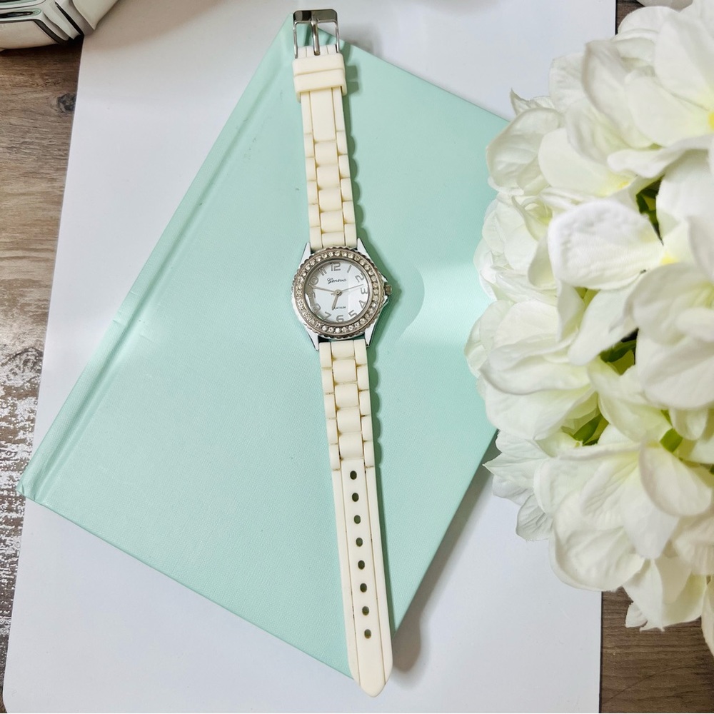 Geneva Platinum Diamond Watch